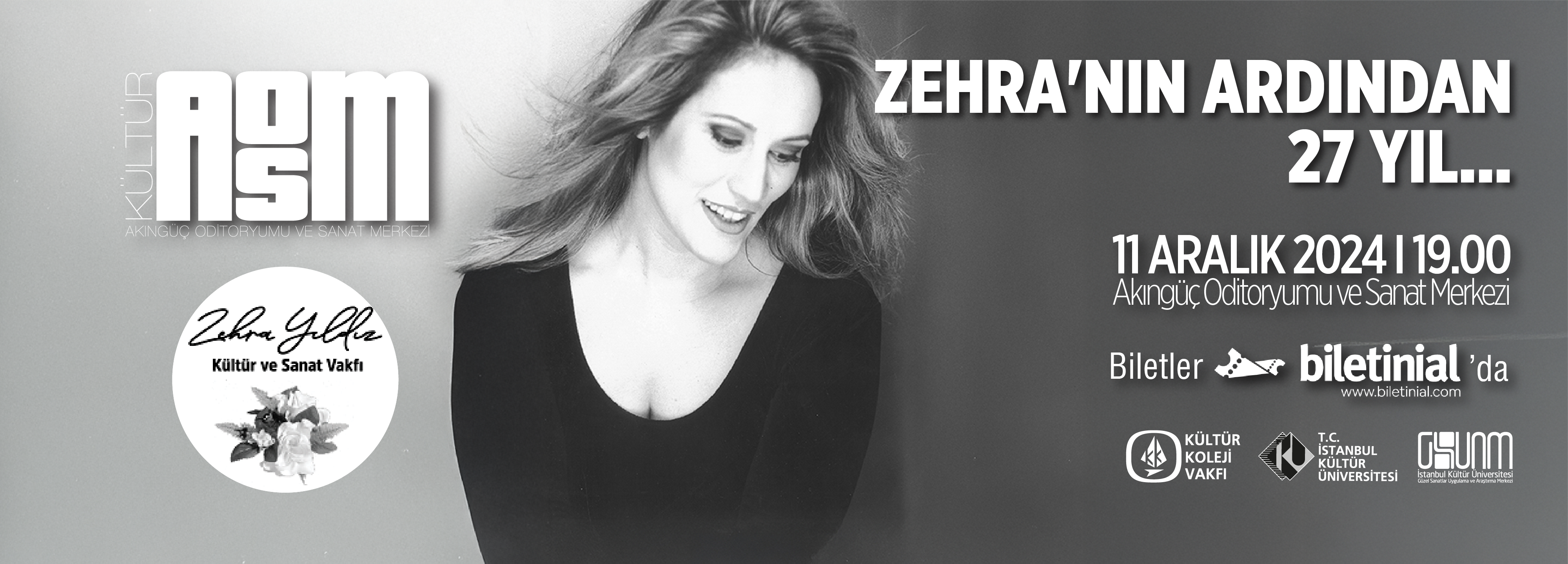 “Zehra’nın Ardından 27 Yıl...” Anma Konseri