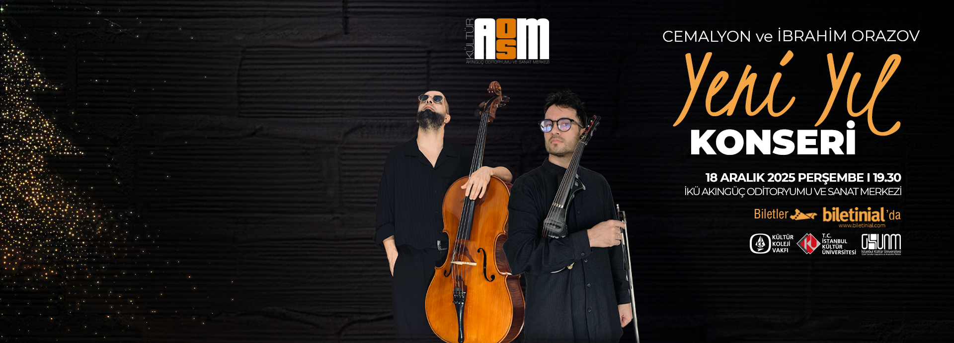 Cemalyon ve İbragim Orazov Yeni Yıl Konseri İKÜ’de