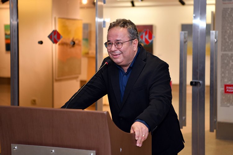 İhsan Doğrusöz “Denizcinin Günlüğü; Minimal İmgeler” Resim Sergisi Açıldı