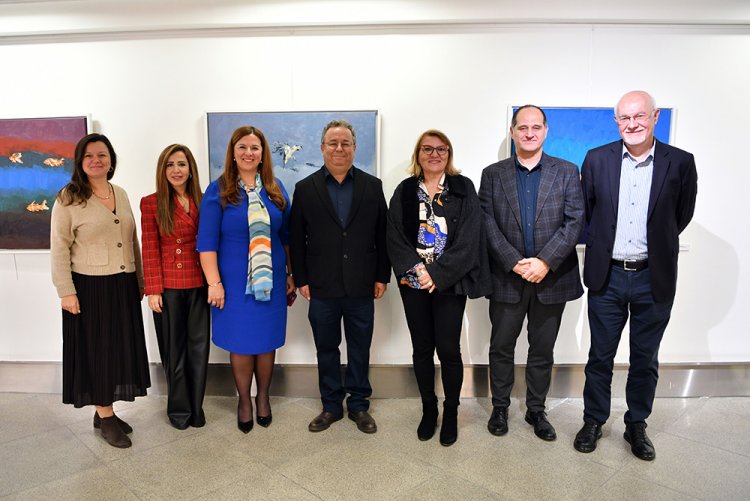 İhsan Doğrusöz “Denizcinin Günlüğü; Minimal İmgeler” Resim Sergisi Açıldı