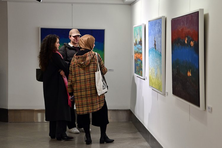 İhsan Doğrusöz “Denizcinin Günlüğü; Minimal İmgeler” Resim Sergisi Açıldı