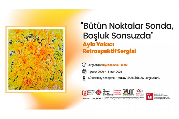 “Bütün Noktalar Sonda, Boşluk Sonsuzda” Ayla Yakıcı Retrospektif Sergisi