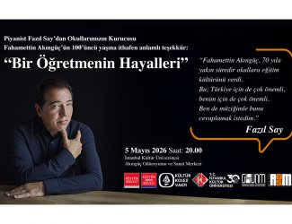 Piyanist Fazıl Say’ın ‘Bir Öğretmenin Hayalleri’ Eseri İlk Kez Sanatseverlerle Buluşacak