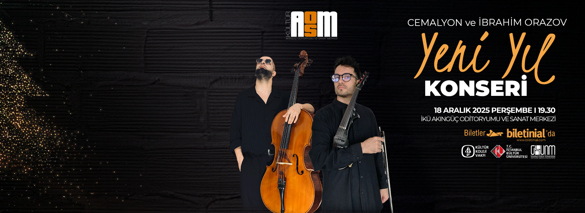 Cemalyon ve İbragim Orazov Yeni Yıl Konseri İKÜ’de